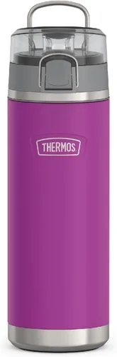 Miniatura 15 de THERMOS ICON SERIES, botella de agua de acero inoxidable con boquilla, 24 onzas, color verde alpino, botella de agua aislada al vacío con tapa