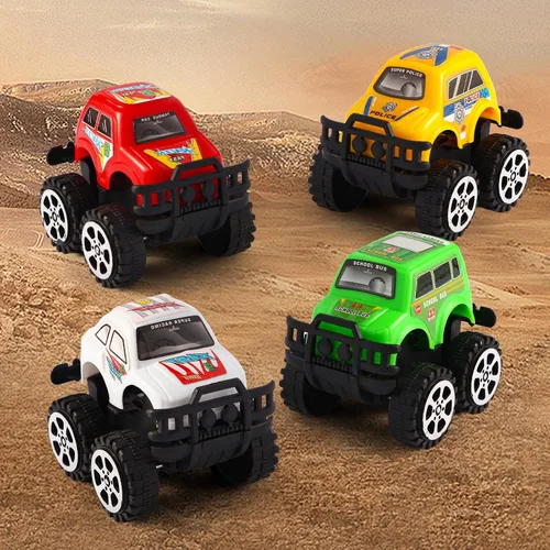 Miniatura 6 de Manmel Paquete de 12 Autos de Retroceso para Niños, Mini Vehículos de Carreras a Granel, Juguetes de Camión Monstruo, Recuerdos de Fiesta para Niños