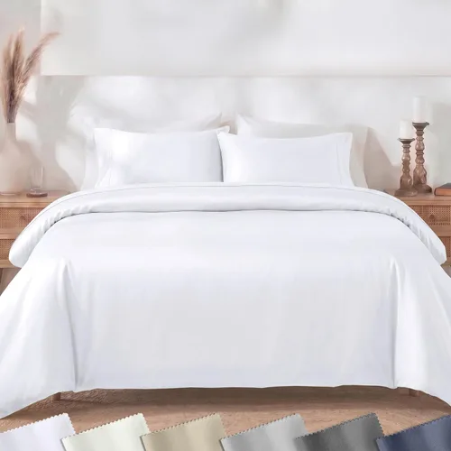 California Design Den Juego de funda de edredón de 2 piezas, tamaño individual XL/individual, ganador de Good Housekeeping Best Bedding Awards 2025,