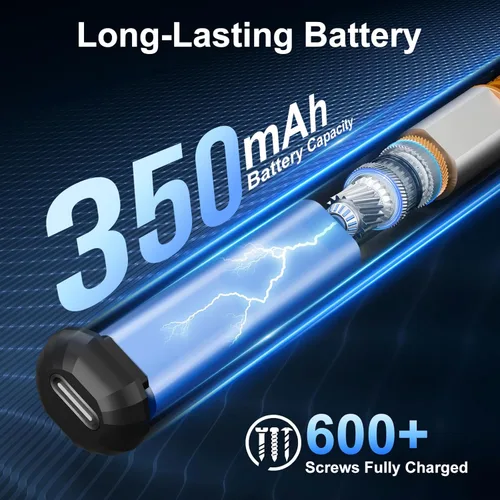Miniatura 3 de STREBITO Juego de destornillador eléctrico mini, destornillador eléctrico de precisión 67 en 1 - 50 puntas magnéticas S2, 5 ajustes de torque, 4