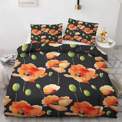 Miniatura 18 de Funda de edredón de ancla, tamaño individual, juego de cama náutico, 2 piezas, funda de edredón con patrón de microfibra suave con lazos