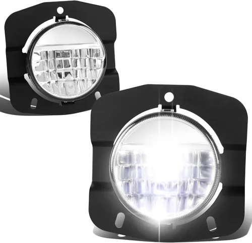 Miniatura 11 de DNA MOTORING FL-HAY-015-CH - Par de faros antiniebla de proyector LED completo compatibles con Kenworth T680 2011-2022, lente transparente cromada