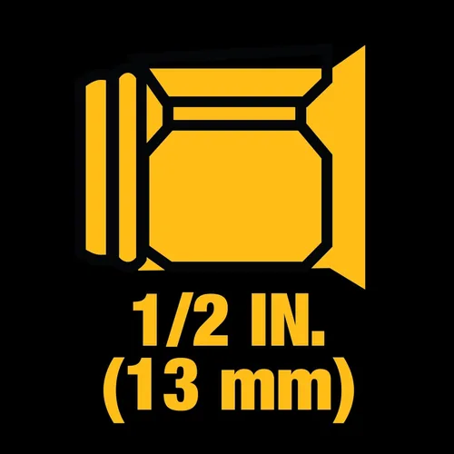 Miniatura 9 de DEWALT Llave de impacto inalámbrica de 20 V MAX, pistola de impacto de 1/2, alto par de 4 velocidades con yunque de anillo de cerdo y luz LED, motor