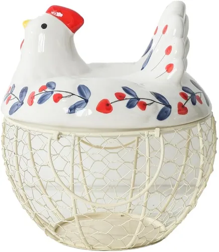 Miniatura 12 de Cesta de almacenamiento de huevos de estilo granja/cestas decorativas de almacenamiento de cocina