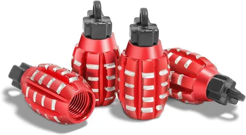 Miniatura 8 de 4 PCS tapones para válvula de neumático de automóvil, herméticos y antioxidantes, universales para la mayoría de automóviles, vehículos, bicicletas