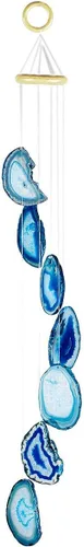 Miniatura 2 de rockcloud móvil, figura decorativa para jardín, para el hogar, geoda de ágata, Azul (66-31 pulgadas).
