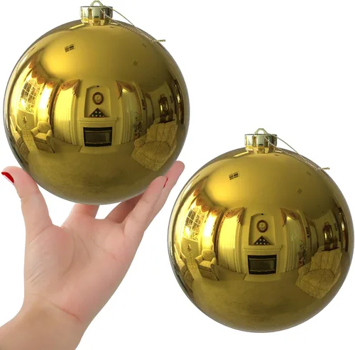 Miniatura 222 de Bolas de Navidad Grandes de 3.2" en Azul Bebé - Adornos para Árbol de Navidad, Bolas Colgantes Inastillables para Cumpleaños, Halloween, Boda