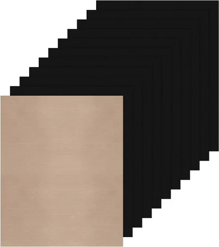 JANDJPACKAGING Paquete de vinilo transferible por calor HTV de 10 x 12 pulgadas, colores surtidos, para Cricut Silhouette Cameo (plotter de corte),