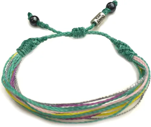 Pulseras de macramé y estilo surfista en categoría de enlace con múltiples colores