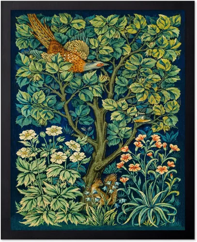Miniatura 59 de Poster Master Póster vintage de William Morris, estampado de patrón retro de Santiago, arte de flores, arte de patrón textil, regalo para hombres