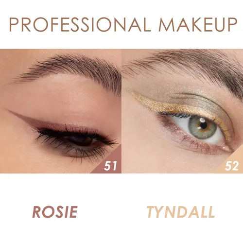 Miniatura 6 de FOCALLURE 2 unidades de sombra de ojos en barra crema, lápiz de sombra de ojos iluminador, juegos de sombra de ojos con fórmula a prueba de arrugas