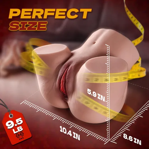 Miniatura 5 de Coños sexuales de bolsillo para hombres, masturbador masculino, juguetes sexuales realistas para adultos, carne de 4.5 libras Stroker Culo 3D suave