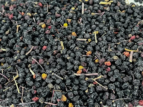 Miniatura 3 de U.S. Wellness Naturals Bayas de saúco – 1 libra (cosecha silvestre real) 100% orgánico certificado por USDA Baya de saúco seca negra a granel