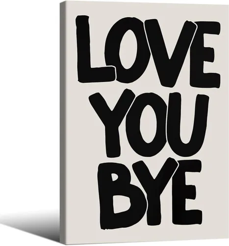 Miniatura 22 de OMANI Arte de pared con citas en blanco y negro, minimalista de moda, con texto en inglés "You Look Good", impresiones en lienzo con azulejos Citas