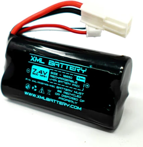 Miniatura 8 de Paquete de 1 batería de iones de litio H100 H102 H106 H120 TKKJ Q2 Q3 7.4v 600mAh para RC Racing Boat Ship