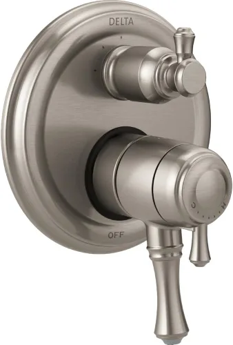 Miniatura 2 de DELTA FAUCET T27897-RB, bronce veneciano Cassidy Traditional Monitor 17 Series Válvula Trim con desviador integrado de 3 ajustes