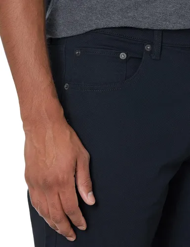 Miniatura 3 de Tienda Essentials Pantalón de sarga elástico de 5 bolsillos para hombre