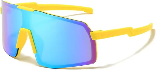JOVAKIT Gafas de sol de béisbol para niños y niñas de 3 a 13 años, lentes de sol de béisbol juvenil, UV400, pantallas deportivas de ciclismo