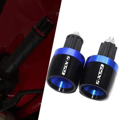 Miniatura 2 de Empuñaduras para manillar de motocicleta, tapón de extremo compatible con Suzuki GSX-S GSXS 125 150 750 1000/F/ABS GSX-S125 GSX-S750 GSX-S1000