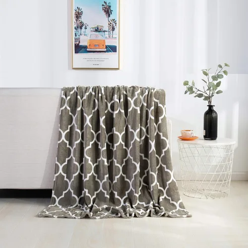 Miniatura 29 de Elegant Comfort Velvet Touch Ultra Lujosa Manta/Frazada de Vellón con Estampado Navideño de Vacaciones - 50 x 60 pulgadas, (Flor de Pascua), 50 x 60