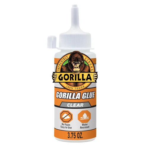 Miniatura 15 de Gorilla - Pegamento transparente, botella de 1.75 onzas (paquete de 1) - Cristal claro, para todo uso y resistente al agua