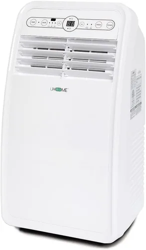 Uhome 2024 Nuevo Aire Acondicionado Portátil, Unidad de AC Compacta de 8000 BTU con Enfriamiento, Deshumidificador, Ventilador, Control Remoto y Kit