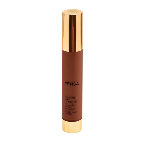 Miniatura 16 de YENSA Base de maquillaje de suero – Base de cobertura completa súper sedosa enriquecida con péptidos, vitamina C y ácido ferúlico para ayudar a