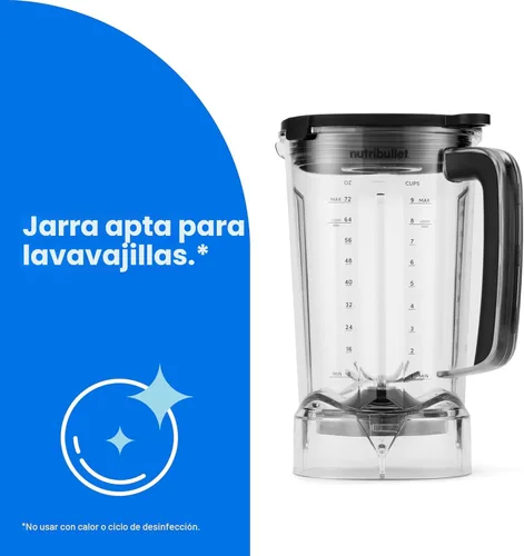 Miniatura 9 de nutribullet Power Core™ Licuadora, potencia máxima de 1400 W, batidos, hielo triturado y frutas congeladas, licuadora de encimera