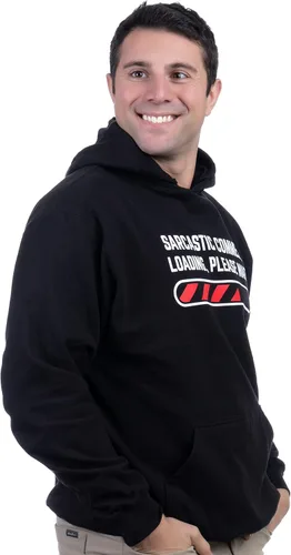 Miniatura 2 de Comentario Sarcástico en inglés Cargando Por Favor Espere divertido humor sarcástico para hombres y mujeres en una camiseta.