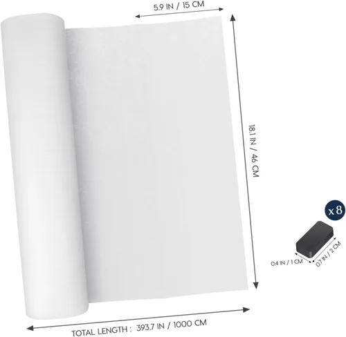 Miniatura 9 de Filtros de campana extractora Hojas de tela no tejida Filtro de grasa Reemplazo Anti Aceite Papel de filtro de aceite Etiqueta engomada a prueba