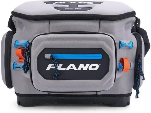Miniatura 8 de Mochila de Pesca Plano Atlas 3700, Material EVA Gris, Incluye 3 Cajas Utilitarias StowAway 3750 para Gusanos, Señuelos y Cebos, Base Impermeable