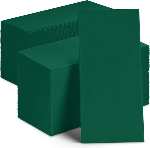 Miniatura 14 de Servilletas de cena desechables de papel rosa, [paquete de 300] servilletas de papel rosa acolchadas de 12" x 17" para bodas, recepciones, baños
