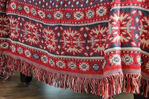 Miniatura 3 de LELVA Manta tejida de hilo bohemio para sofá, manta multiusos (51 x 70 pulgadas)