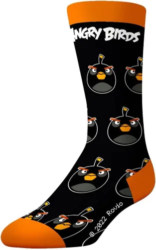 Miniatura 4 de CRAZYBOXER Calcetines Angry Birds Bomb Crew Socks (paquete de 3), Bomb