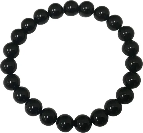 Miniatura 620 de Gem Avenue Handmade Round Bead Stretch Bracelet Unisex Natural Stone Beaded Jewelry for Men & Women, Elastic Wristband for Daily Wear
