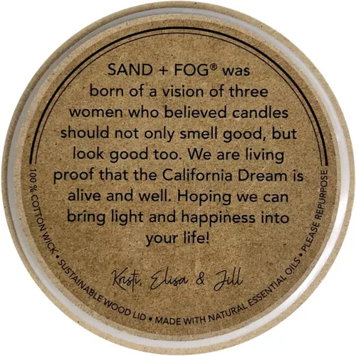 Miniatura 4 de Sand + Fog Vela aromática - Calabaza y Clavo – Fragancias y tamaños adicionales – Mecha 100% de algodón sin plomo - Velas de lujo en tarro