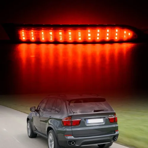 Miniatura 3 de Luces reflectoras LED para parachoques trasero 2010-2013 B-MW X5 E70 LCI sin M Sprots Red Led Tail Driving Parking Lamps Full Strip LED Reflector