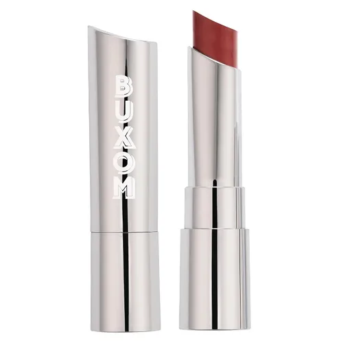Miniatura 15 de Buxom Lápiz labial satinado completo, formulado con ácido hialurónico y cera de girasol, lápiz labial cremoso hidratante, acabado satinado, ligero
