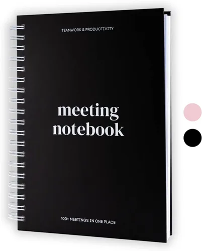 Miniatura 9 de Cuaderno de reuniones Lamare para la organización del trabajo – Cuaderno de trabajo perfecto para tomar notas y planificador de reuniones
