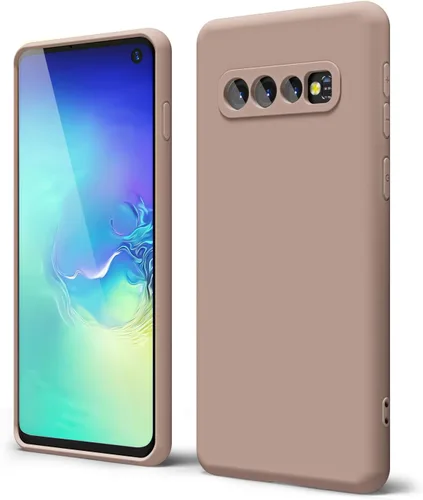 Miniatura 252 de oakxco Funda para teléfono Samsung Galaxy S21 Ultra con agarre de silicona líquida, bonita funda delgada y delgada de goma suave de TPU lisa