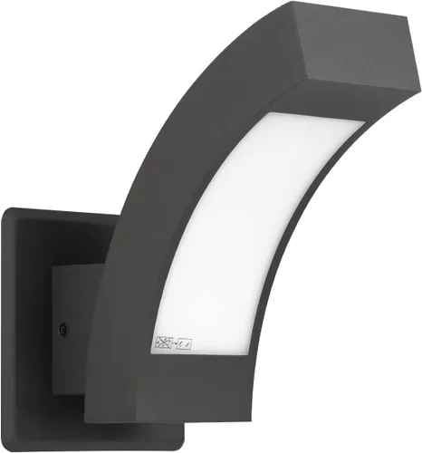 Miniatura 3 de luz LED para pared de exteriores, pintada en color gris y con acabado de aluminio, luz cálida de 3000K