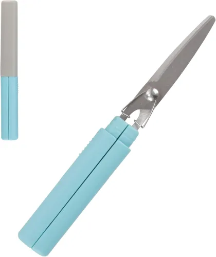 Miniatura 12 de Mini Pen Tijeras portátiles de seguridad de viaje – Gatito de jardín, gatito juguetón y cachorro de chef – 1 par cada uno