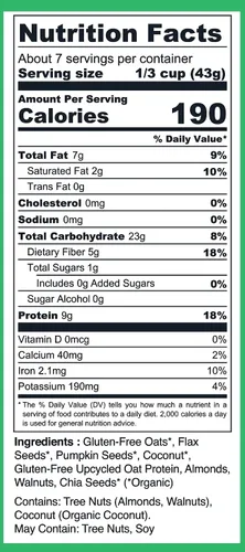 Miniatura 2 de Stoked Oats - Stone Age - Desayuno alto en proteínas, bajo en azúcar - Sin gluten, alta fibra, avena sin OMG - Perfecto para avena durante la noche