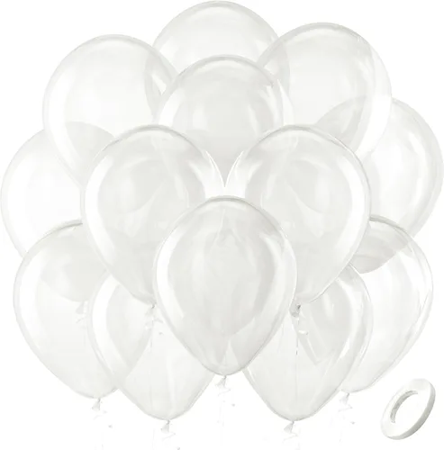Miniatura 111 de Bezente - Globos de 12 pulgadas de látex con confeti para bodas, graduaciones, despedidas de soltera y cumpleaños, aptos para helio, dorado, 60