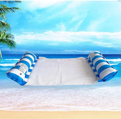 Miniatura 4 de Hamaca flotante para piscina, silla de agua, plegable, inflable para natación, tumbona flotante para adultos familiares – 2