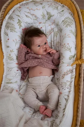Miniatura 7 de Anano Muñecas Reborn de Bebé de Silicona de Cuerpo Completo - 18 pulgadas Muñeca Realista de Bebé Niña, Muñeca de Bebé de Silicona Completa