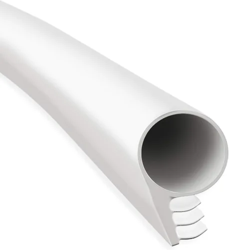 TMH - Sellador de puerta de silicona pura de alta calidad, burlete para ventanas y marcos de puerta, forma de anillo, blanco, 20 pies