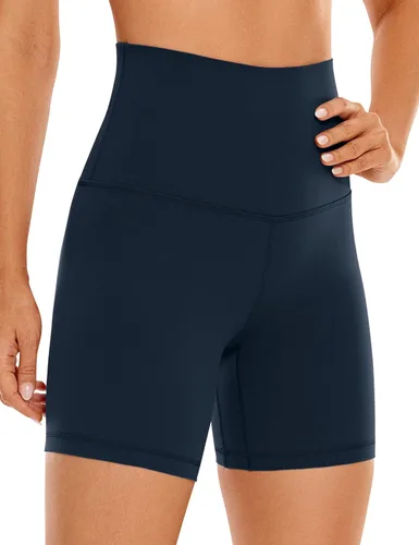 Miniatura 36 de CRZ YOGA Butterluxe Super High Waist Biker Shorts 6"- Yoga Workout Womens Buttery Soft Over Belly