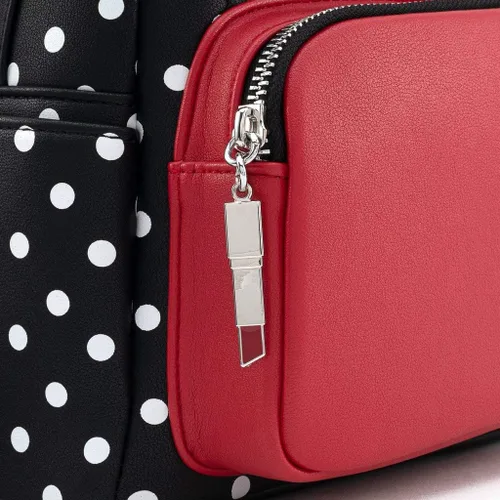 Miniatura 5 de Loungefly Disney Minnie Mouse - Bolso de hombro con doble correa para mujer Multi