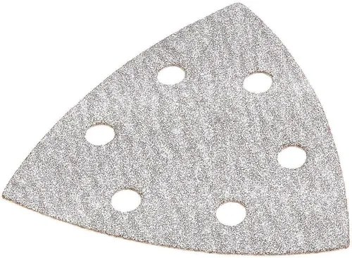 DEWALT DWASPTRI08 - Papel de lija de grano 80 con gancho y bucle, 12 unidades, gris